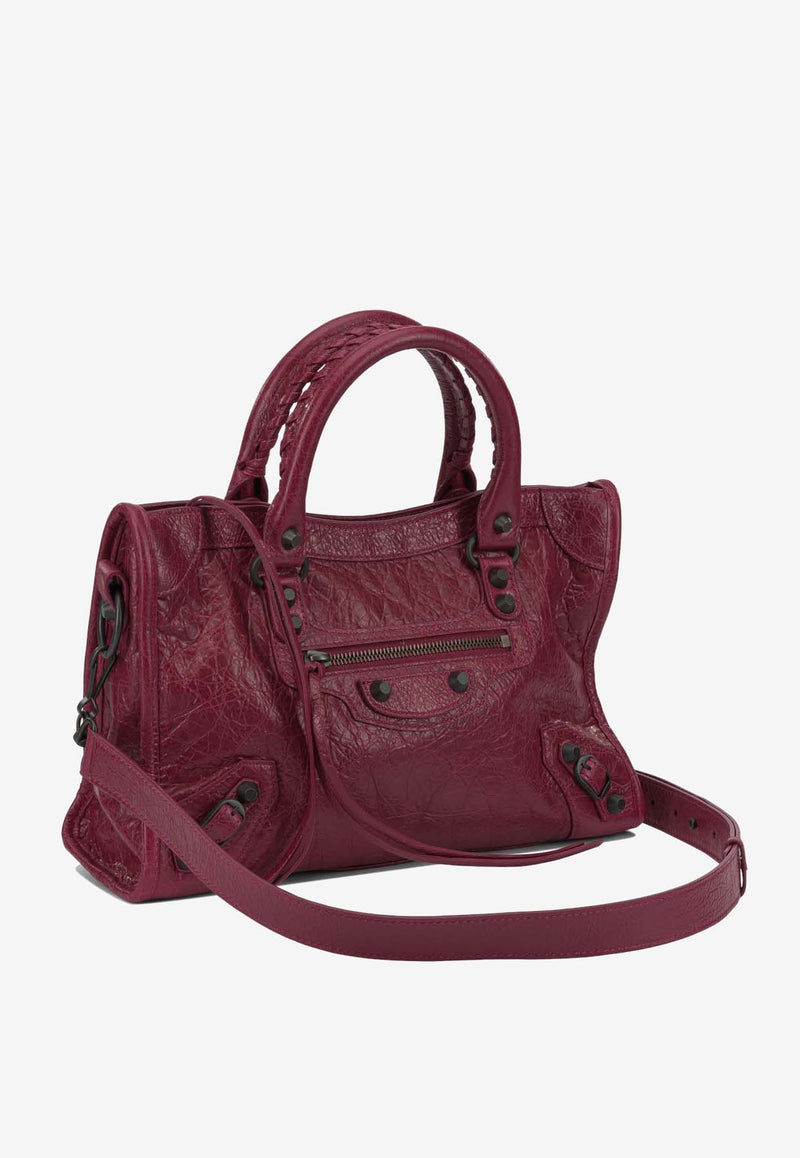 Balenciaga Small Le City Bag Leather Top Handle Bag Fuchsia 8114422ABEK5729_47e286fc-b49d-4b77-9320-b034942971a9