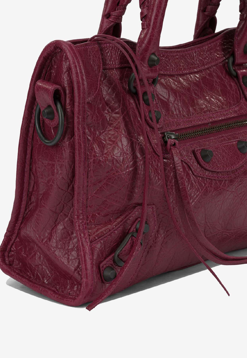 Balenciaga Small Le City Bag Leather Top Handle Bag Fuchsia 8114422ABEK5729_47e286fc-b49d-4b77-9320-b034942971a9