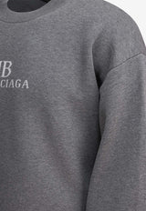 Balenciaga BB Logo Sweatshirt Gray 818422T33681380_82470