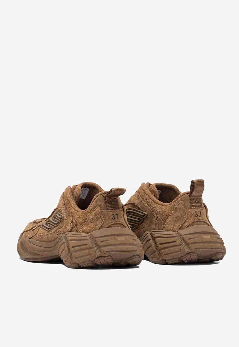 Balenciaga Monday Suede Sneakers Brown 825417WMNSS2200_83005