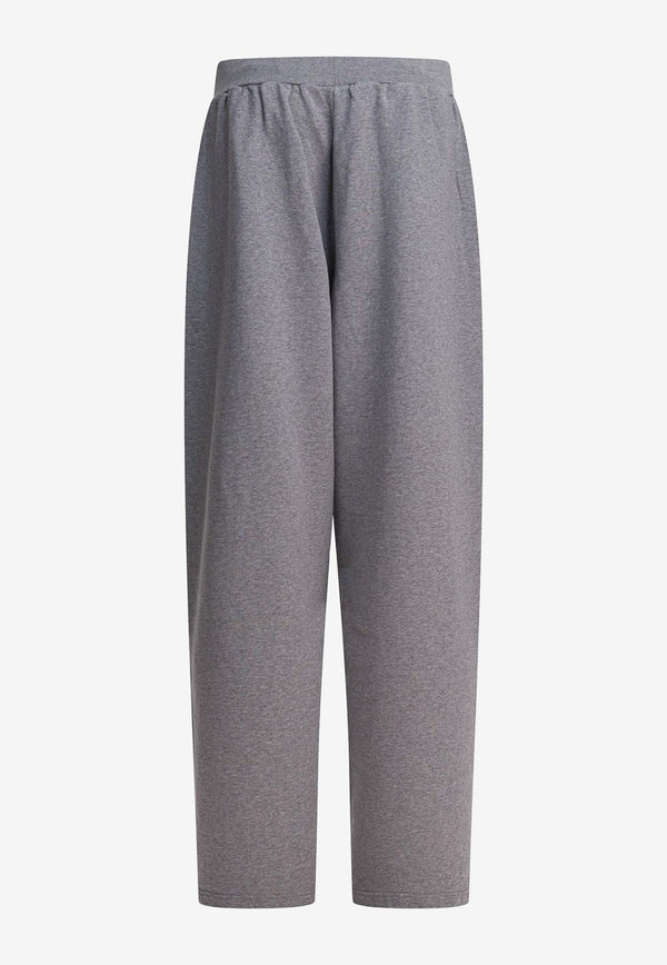 Balenciaga Logo Patch Oversized Track Pants Gray 826185TSVH31300_82401