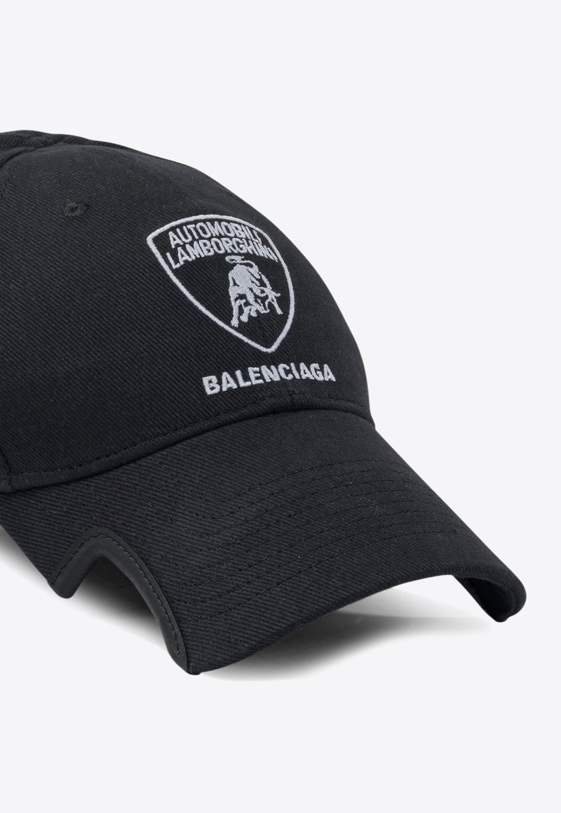 Balenciaga Automobili Lamborghini Baseball Cap Black 835105410B21000_ee83bb61-55ad-4739-b033-68bf39984a62