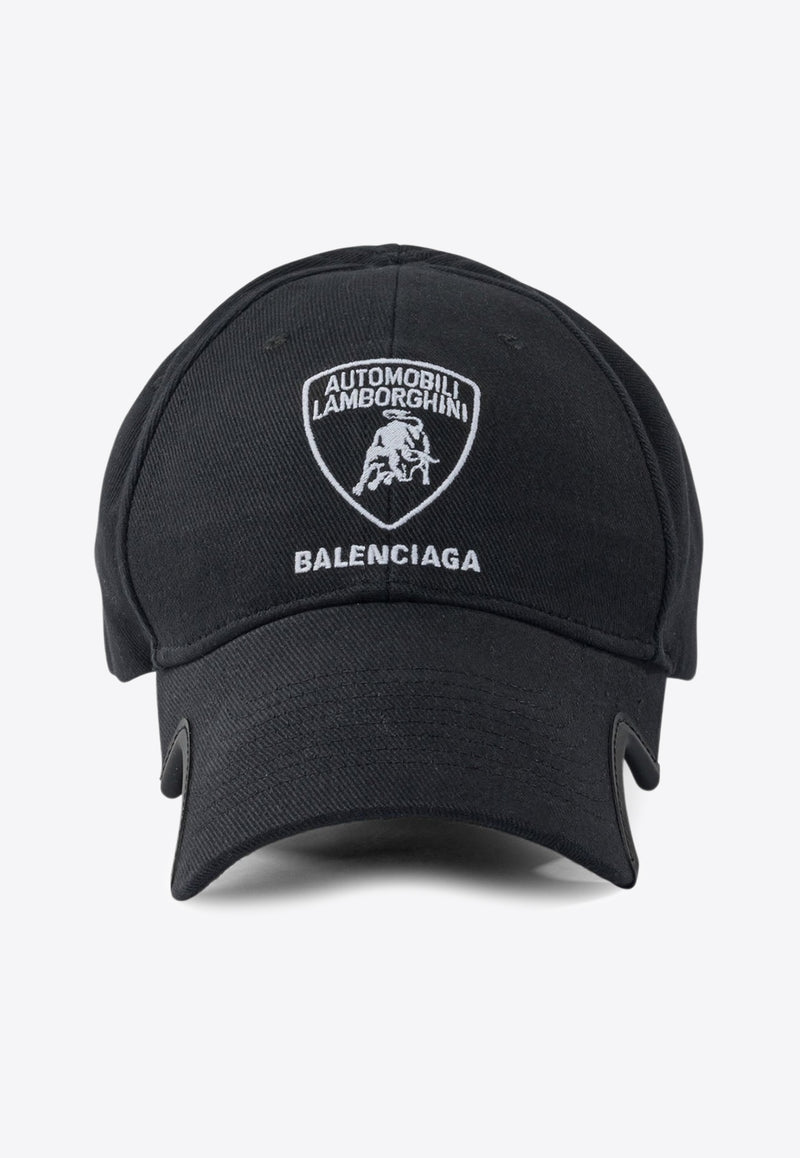 Balenciaga Automobili Lamborghini Baseball Cap Black 835105410B21000_ee83bb61-55ad-4739-b033-68bf39984a62