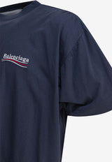 Balenciaga Political Campaign Print T-shirt Blue 835512TSVU93903_c692dd6e-6ae5-41b4-9b9a-ec5d8c6f7a6b
