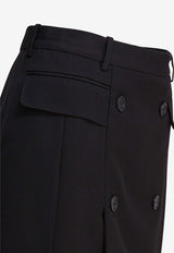 Balenciaga Wool-Blend Mini Skirt Black 838765TRT011000_82426