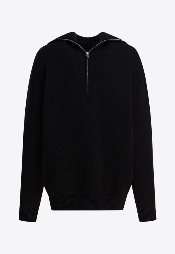 Balenciaga Back-to-Front High-Collar Sweater Black 848840T34211000_251dce80-c20f-47ca-b1fb-6d19af749990