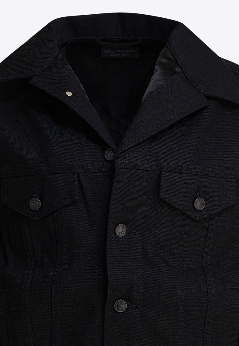 Balenciaga Standing Denim Jacket Black 849898TTWA41000_10b94c78-5f83-4419-a9f3-1ba92d6c9245