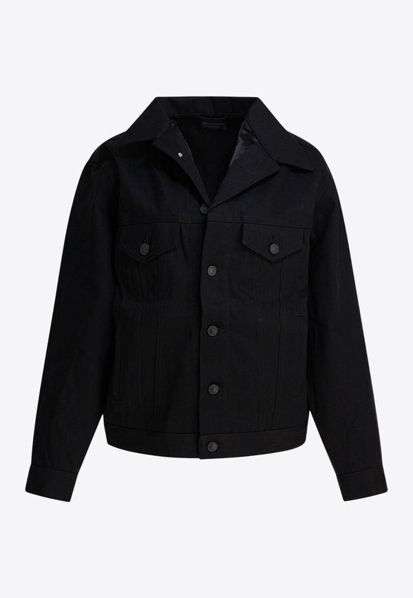 Balenciaga Standing Denim Jacket Black 849898TTWA41000_10b94c78-5f83-4419-a9f3-1ba92d6c9245