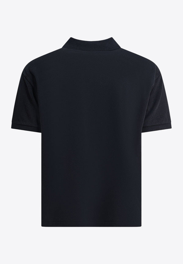 Balenciaga Logo Embroidered Polo T-shirt Black 850357TTVH21055_e1567f00-3063-4f2f-a7ae-5285201aa220