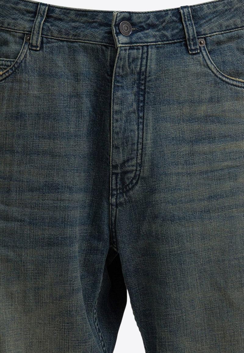 Balenciaga Logo Straight-Leg Jeans Blue 851351TTW763394_7468d037-619b-4dd1-bf30-9f08edc1ec6d