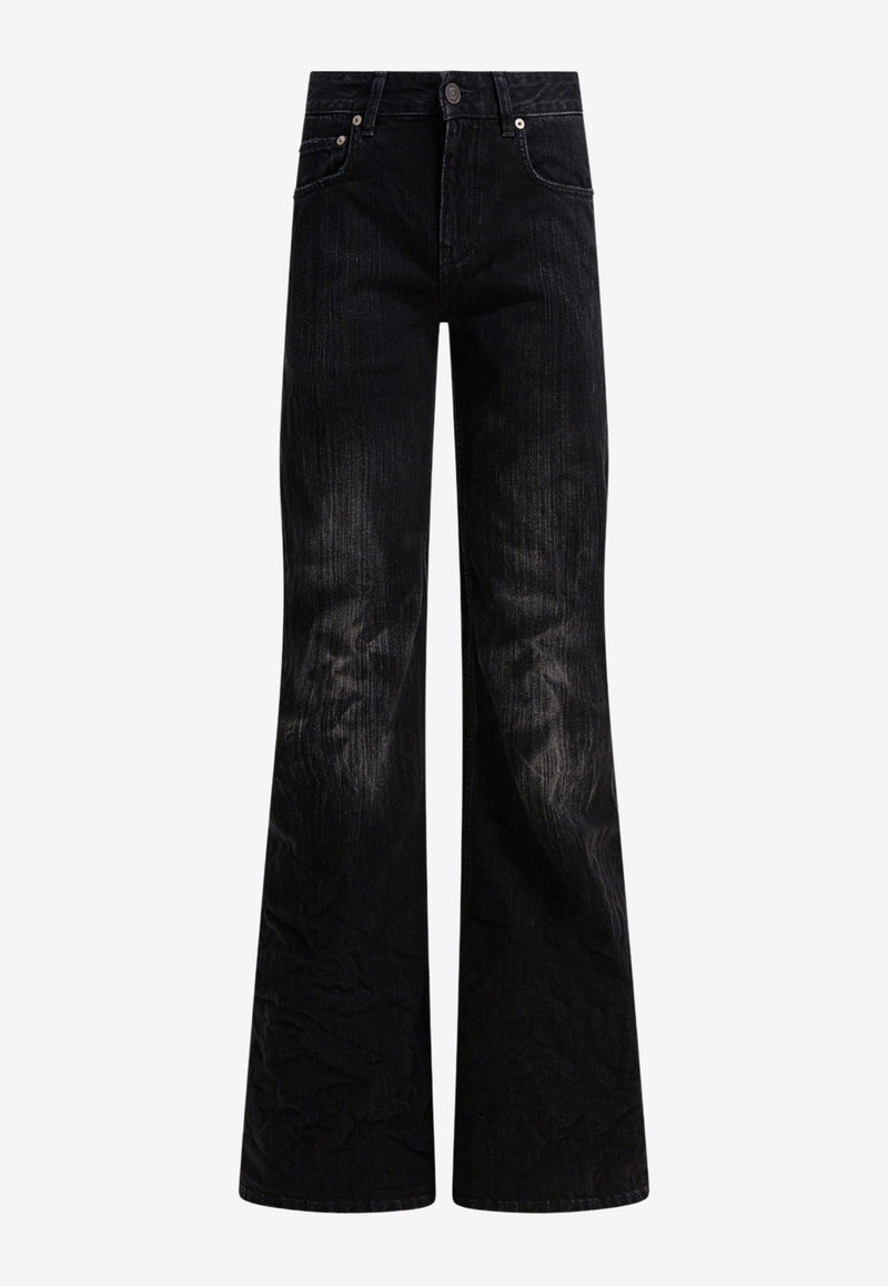 Balenciaga Faded Wide-Leg Jeans Black 852328TTW671037_112c7b8c-4cbf-4077-b47e-57dec456586d
