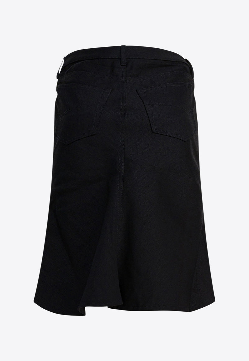 Balenciaga Godet Midi Skirt Black 852330TTWA41000_197534a3-3f86-46c1-914b-684315db86a4