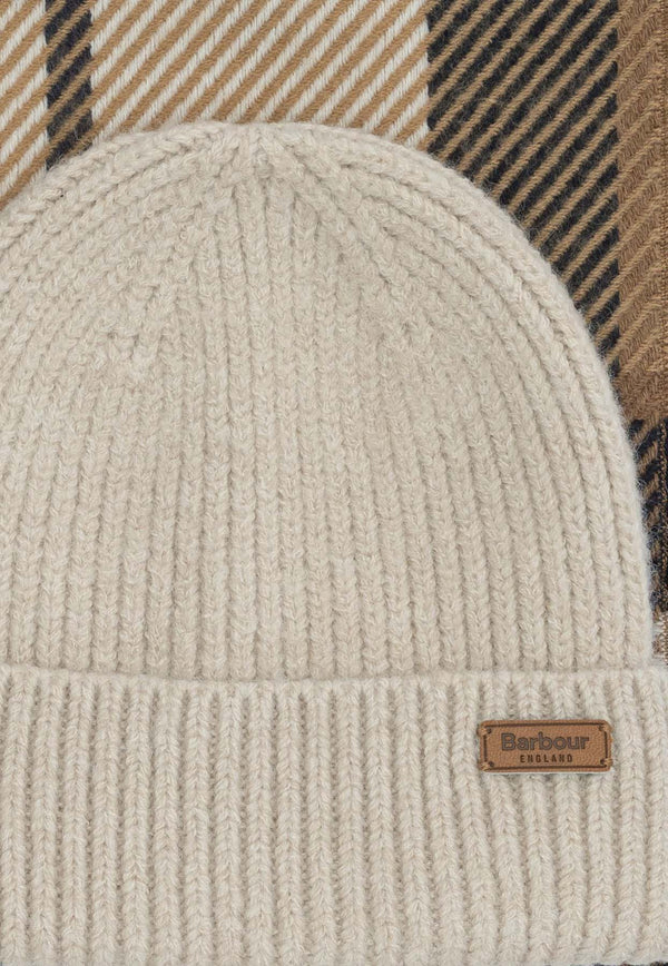 Barbour Pendle Beanie and Blair Scarf Gift Set Beige LGS0094LGSBR52_44fd6b4e-09cb-4593-82f2-5f4f3272fdbd