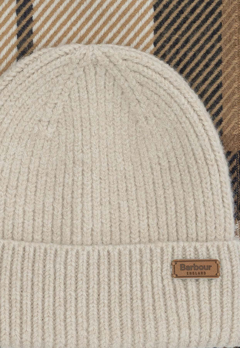 Barbour Pendle Beanie and Blair Scarf Gift Set Beige LGS0094LGSBR52_44fd6b4e-09cb-4593-82f2-5f4f3272fdbd
