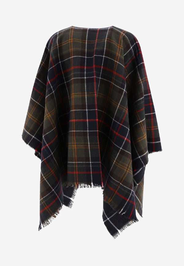Barbour Montieth Serape Checked Poncho Multicolor LSC0423LSCTN11_304eed32-c096-488e-ba1c-843fbebf7a72