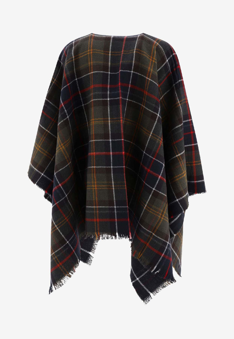 Barbour Montieth Serape Checked Poncho Multicolor LSC0423LSCTN11_304eed32-c096-488e-ba1c-843fbebf7a72