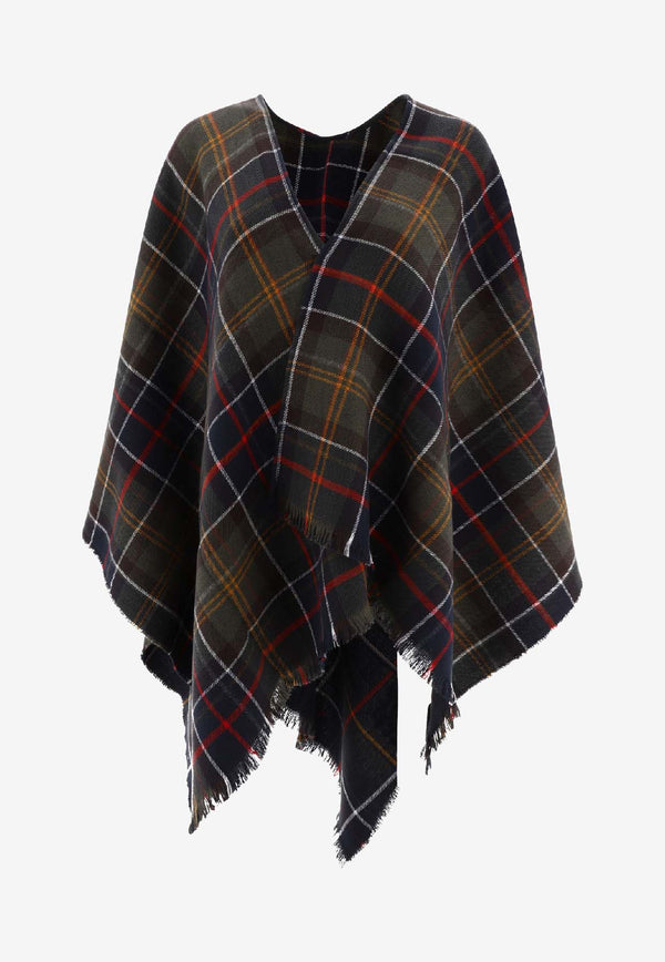 Barbour Montieth Serape Checked Poncho Multicolor LSC0423LSCTN11_304eed32-c096-488e-ba1c-843fbebf7a72