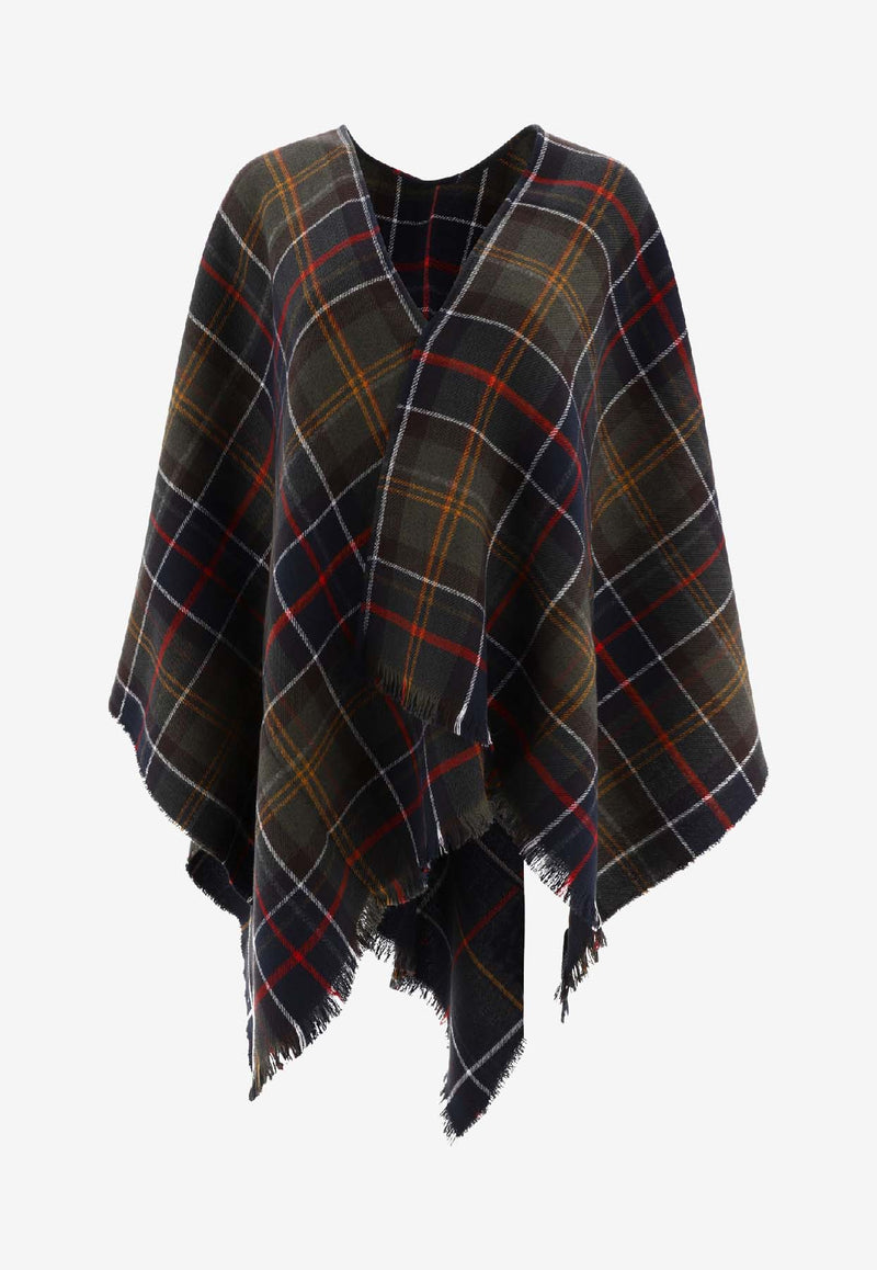 Barbour Montieth Serape Checked Poncho Multicolor LSC0423LSCTN11_304eed32-c096-488e-ba1c-843fbebf7a72