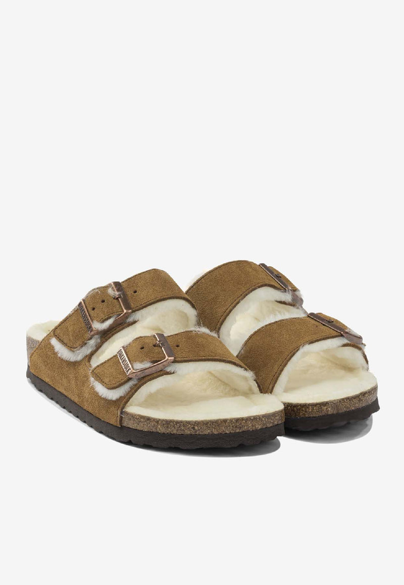 Birkenstock Arizona Suede Shearling Sandals Beige 1001135MINK_b23b532a-9f99-4793-bf41-febdb1ff4aec