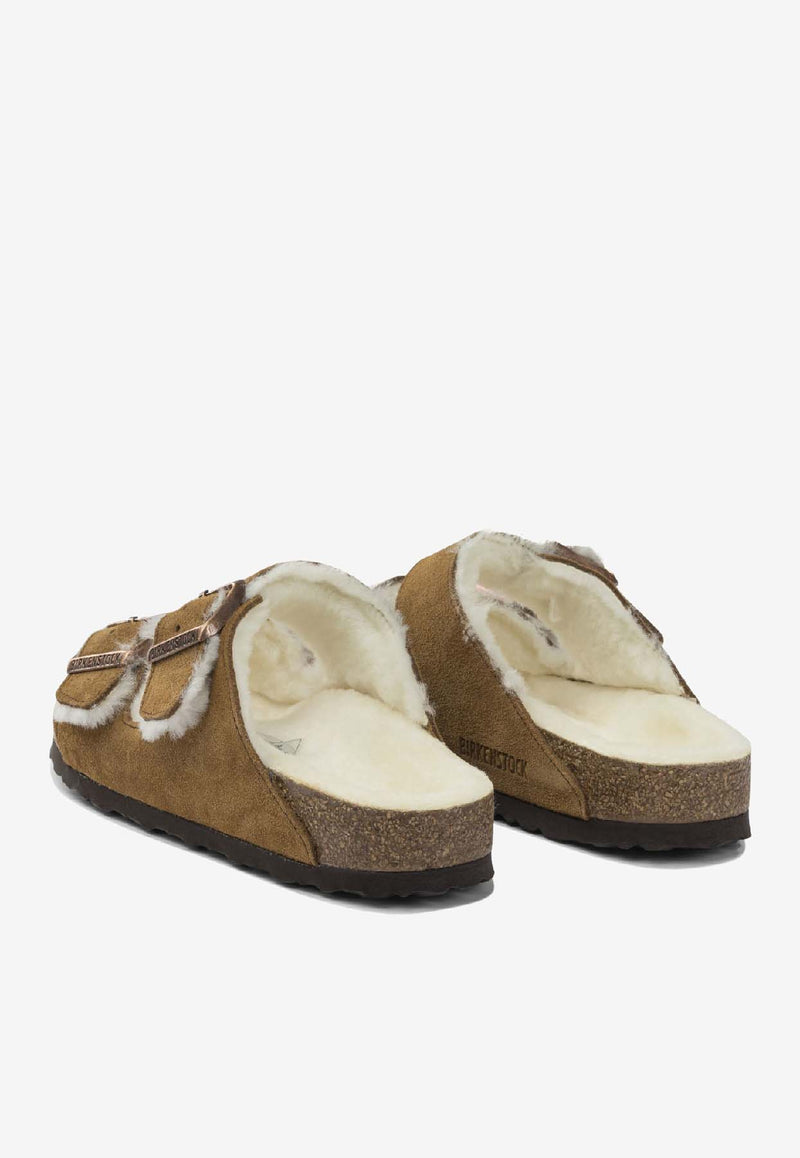Birkenstock Arizona Suede Shearling Sandals Beige 1001135MINK_b23b532a-9f99-4793-bf41-febdb1ff4aec