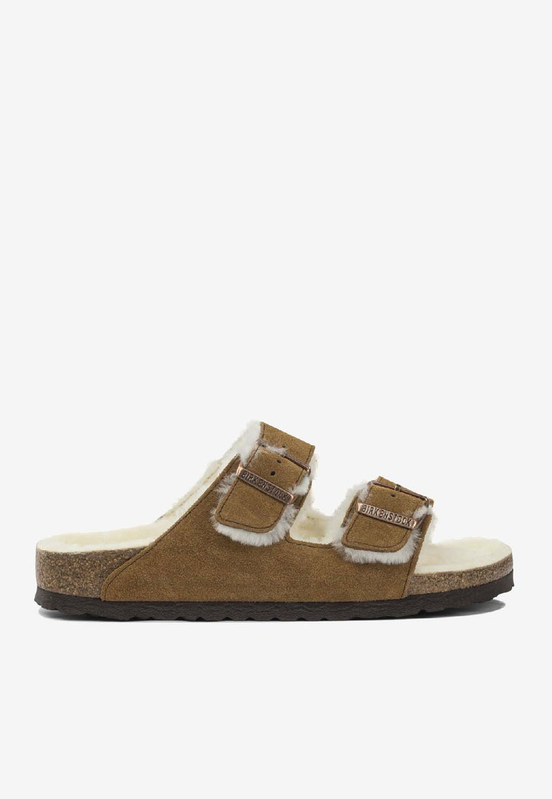 Birkenstock Arizona Suede Shearling Sandals Beige 1001135MINK_b23b532a-9f99-4793-bf41-febdb1ff4aec