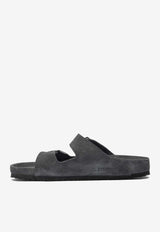 Birkenstock Arizona Suede Leather Sandals Gray 1018402UCHARCOAL_94ab5160-91b2-4d10-a99b-a6b3f3c5115e