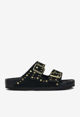 Birkenstock Arizona Studded Leather Sandals Black 1027855BLACK_ba5a9bd1-8cb8-4f38-b1bd-0d6f3d1ee154