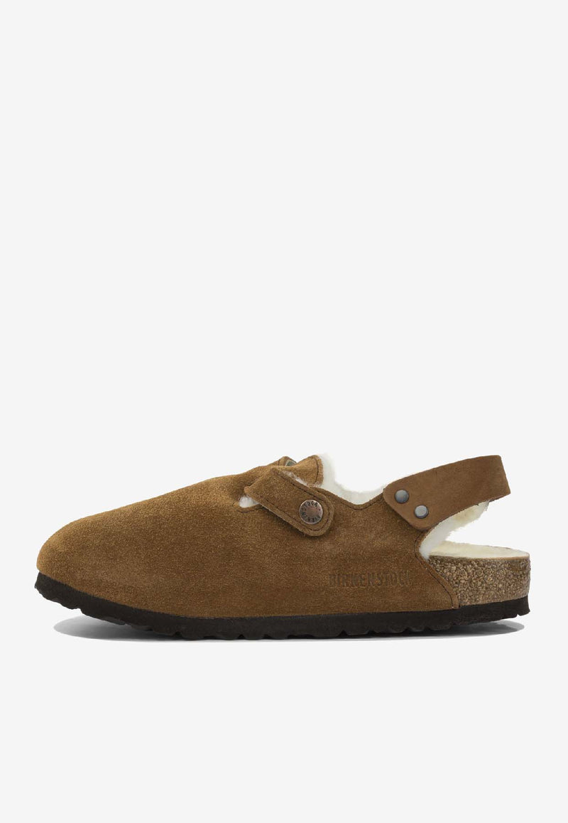 Birkenstock Tokyo Shearling Sabot Sandals Brown 1028382MINK_32a49a7e-045c-4b70-9638-9c28df358e82