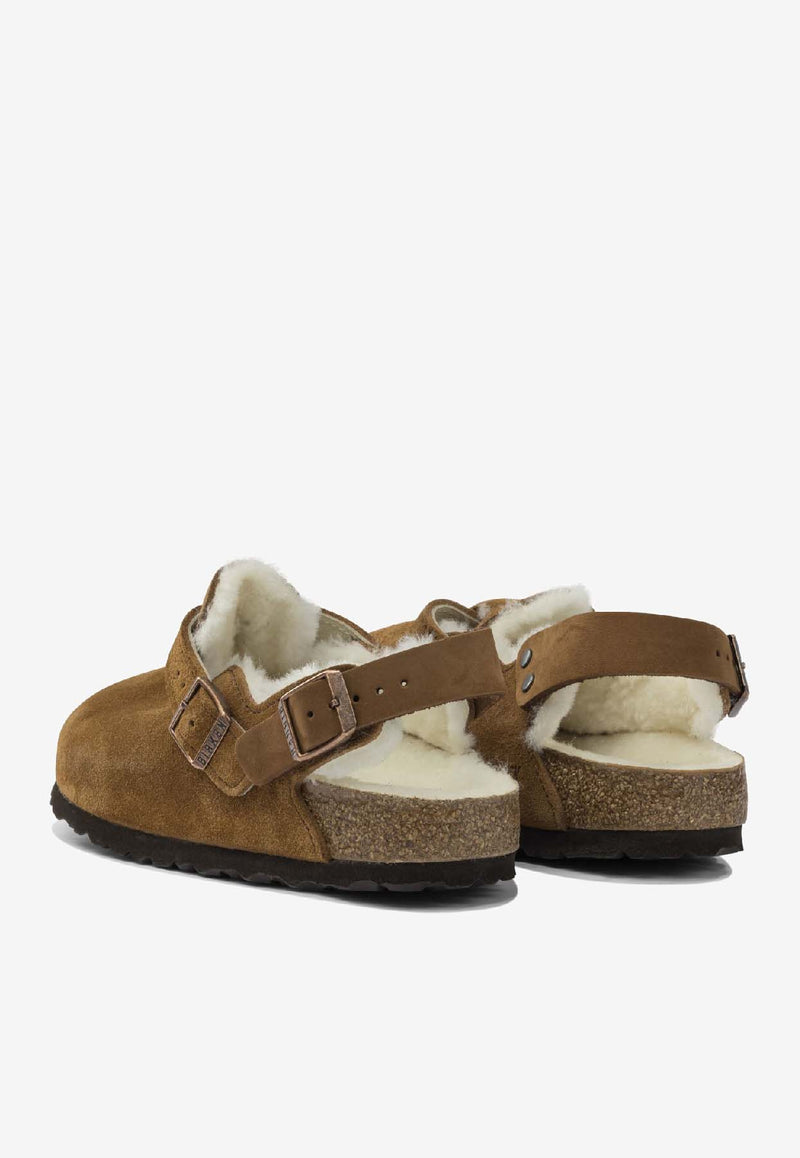Birkenstock Tokyo Shearling Sabot Sandals Brown 1028382MINK_32a49a7e-045c-4b70-9638-9c28df358e82