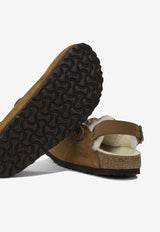 Birkenstock Tokyo Shearling Sabot Sandals Brown 1028382MINK_32a49a7e-045c-4b70-9638-9c28df358e82