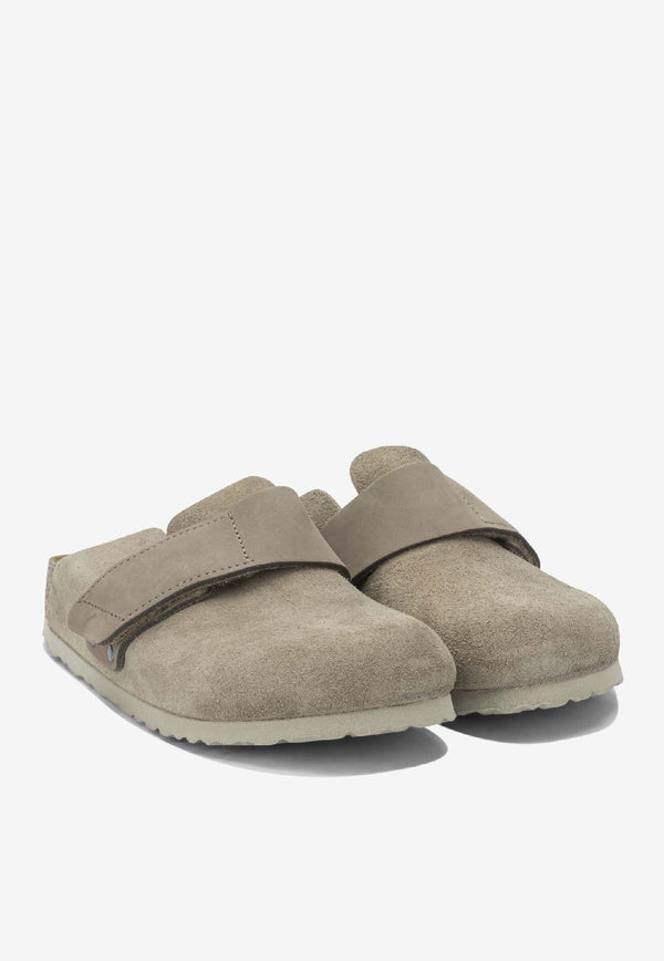 Birkenstock Loma Suede Leather Slippers Taupe 1030715TAUPE_df07becb-159b-47d6-b0aa-a5bb344b2c64