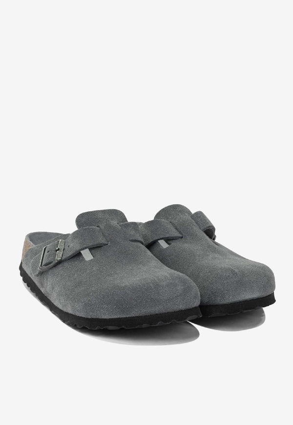 Birkenstock Boston Suede Slippers Gray 1030874GRAY_ccebff06-8487-4b37-8563-f8974ead2eb3