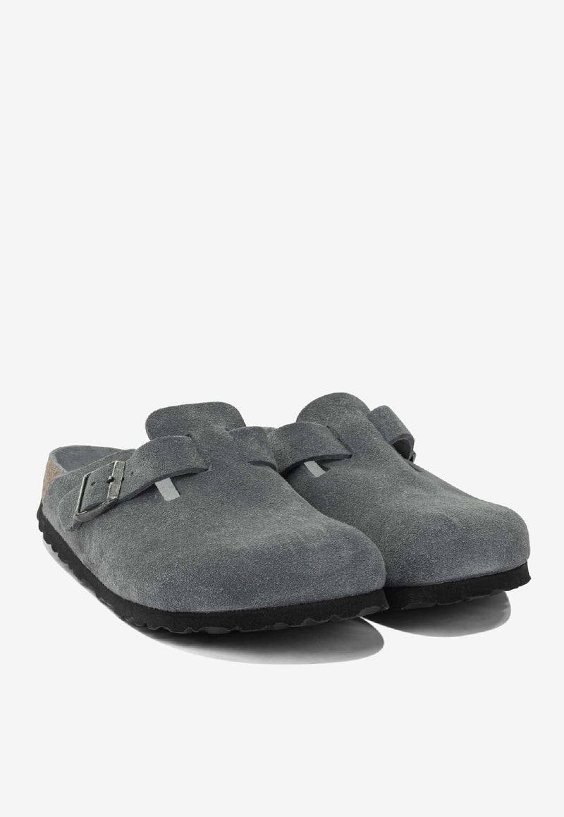 Birkenstock Boston Suede Slippers Gray 1030874GRAY_ccebff06-8487-4b37-8563-f8974ead2eb3
