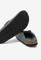 Birkenstock Boston Suede Slippers Gray 1030874GRAY_ccebff06-8487-4b37-8563-f8974ead2eb3