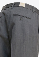 Briglia 1949 Portofinos Wool Tailored Pants Gray PORTOFINOS40017700060_300bab75-87af-414c-8dda-72654ba795d0