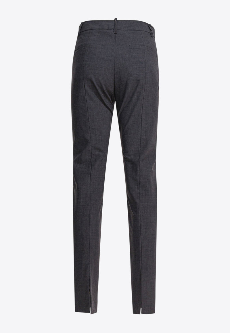 Brunello Cucinelli Classic Slim-Leg Pants Gray M0W07P8584C4078_82411