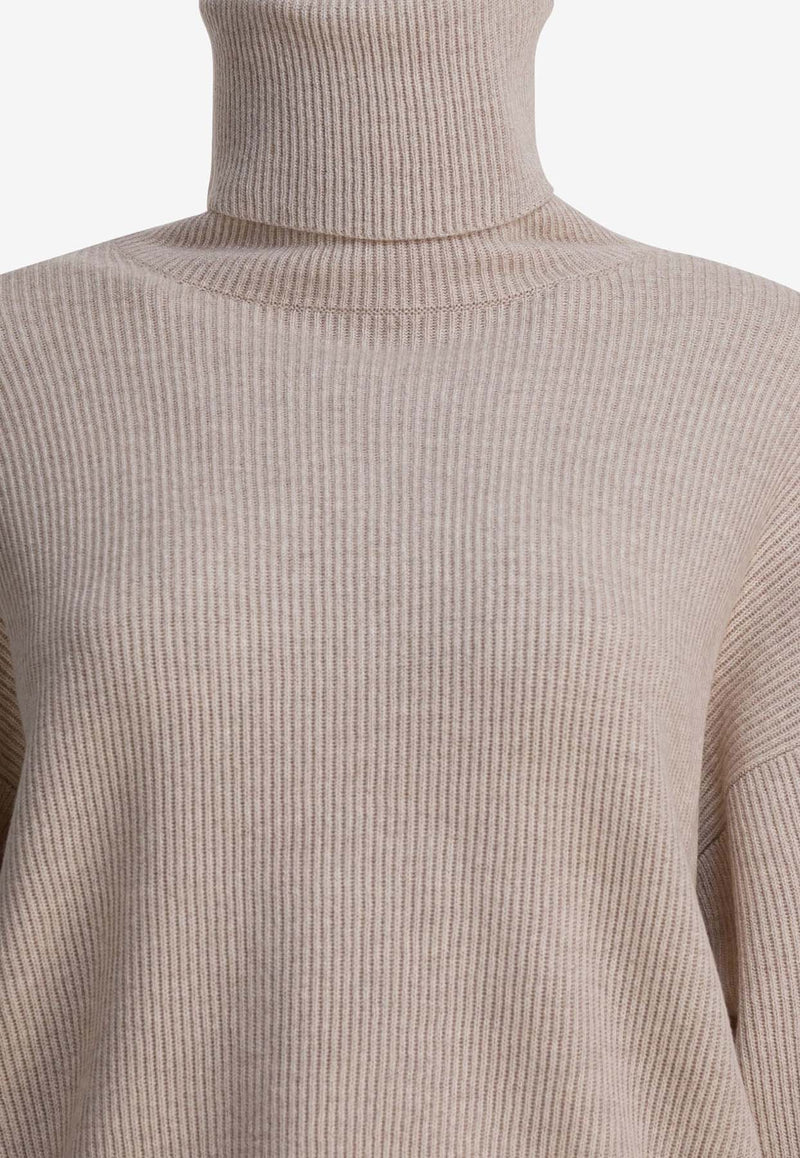 Brunello Cucinelli Turtleneck Cropped Sweater Beige M16129313C9731_6b32e35b-be45-45c4-b88f-847fb420990d