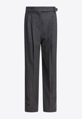 Brunello Cucinelli Classic Straight Pants Gray MB162P9027C032_239ee2a7-9d82-4e78-96cc-e08ecb5ad0a3