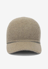Brunello Cucinelli Ribbed Knit Cashmere Trucker Hat Beige MCAP9A025CIT23_c41266a2-27a2-4c7c-a64b-5a5fa32ed17f