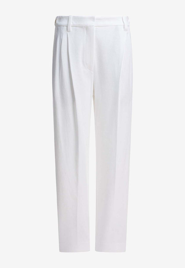 Brunello Cucinelli Baggy Tailored Pants  White MG927P8764C7220_80a60f75-6f08-4260-b453-bd6ca8a3740c