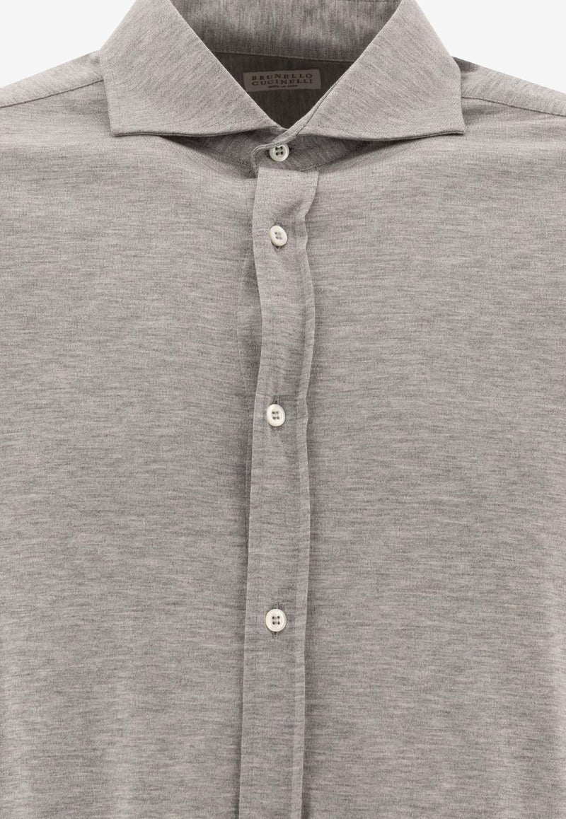 Brunello Cucinelli Silk-Blend Buttoned Shirt Gray MH8366686C571_195b83fd-6542-46cc-9ada-cd2f691a2259