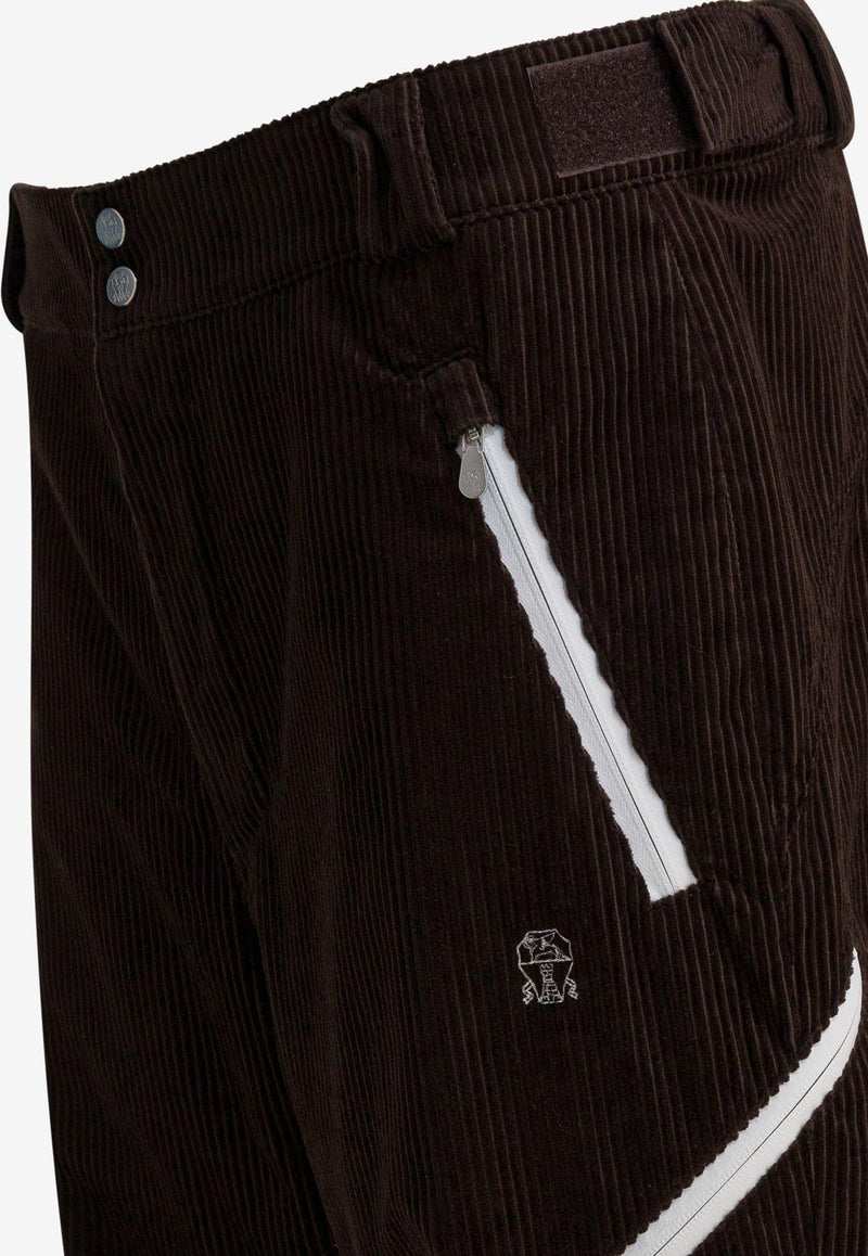 Brunello Cucinelli Velvet Padded Pants  Brown MM180KP06C416_25df085c-2f9e-4f46-874e-c72f3be2965f