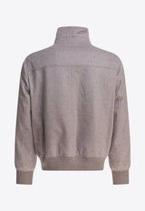 Brunello Cucinelli High-Neck Bomber Jacket Beige MM4006889CBR04_82887