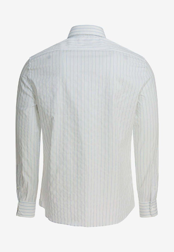 Brunello Cucinelli Long-Sleeved Striped Shirt  White MM6360627C013_a03308ff-adde-4501-be84-311c56b63d84