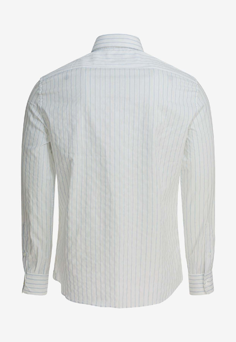 Brunello Cucinelli Long-Sleeved Striped Shirt  White MM6360627C013_a03308ff-adde-4501-be84-311c56b63d84