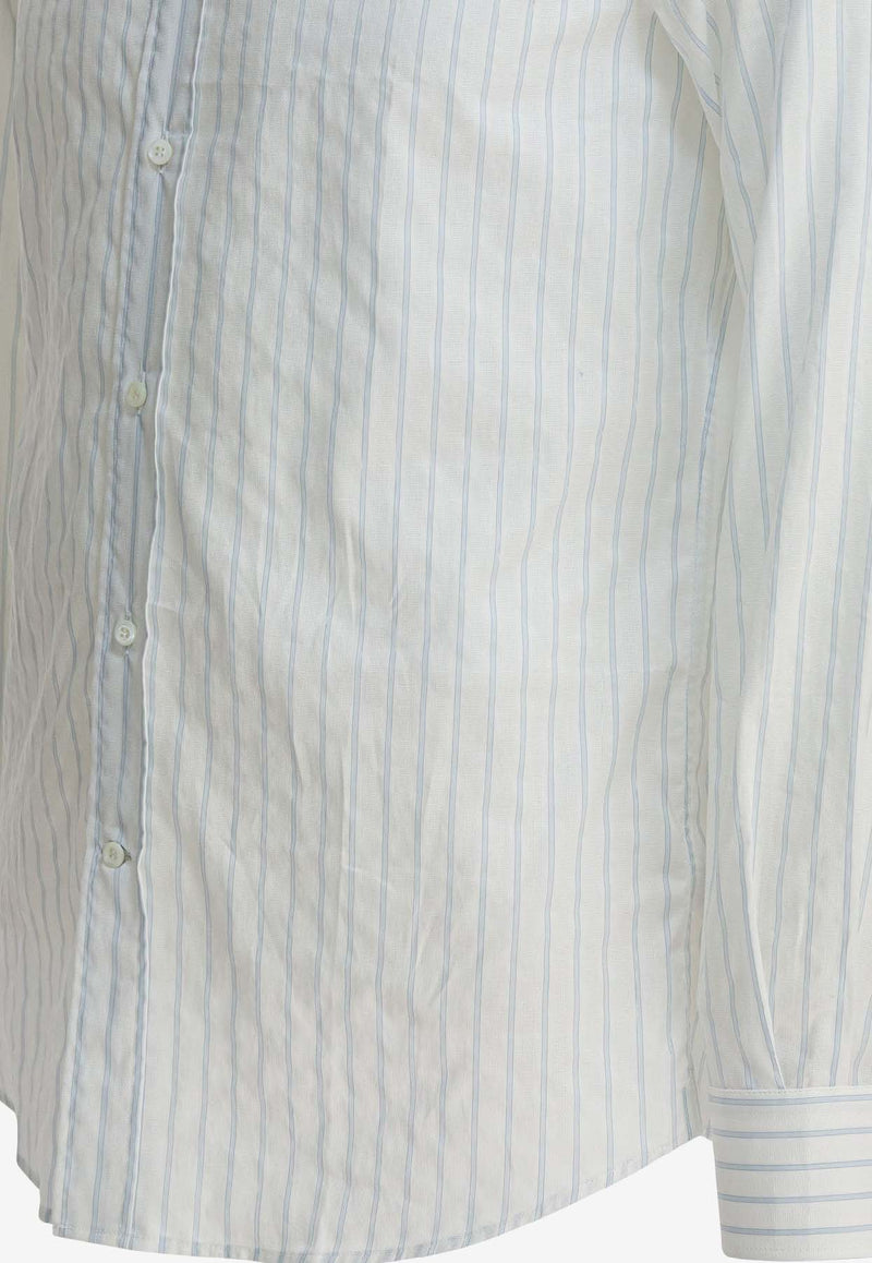 Brunello Cucinelli Long-Sleeved Striped Shirt  White MM6360627C013_a03308ff-adde-4501-be84-311c56b63d84