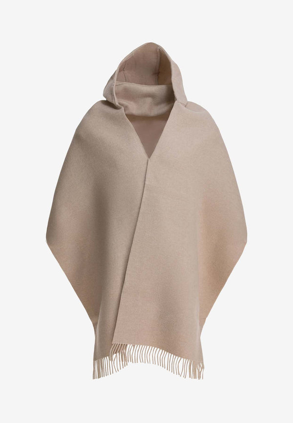 Brunello Cucinelli Wool and Cashmere Hooded Scarf Beige MSCDAGW83C0109_a0fa1e90-f6fc-40f6-82ed-a79ea31a8af9