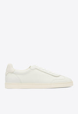 Brunello Cucinelli Leather Lace-Up Sneakers White MZUKGOJ336CJX19_82505