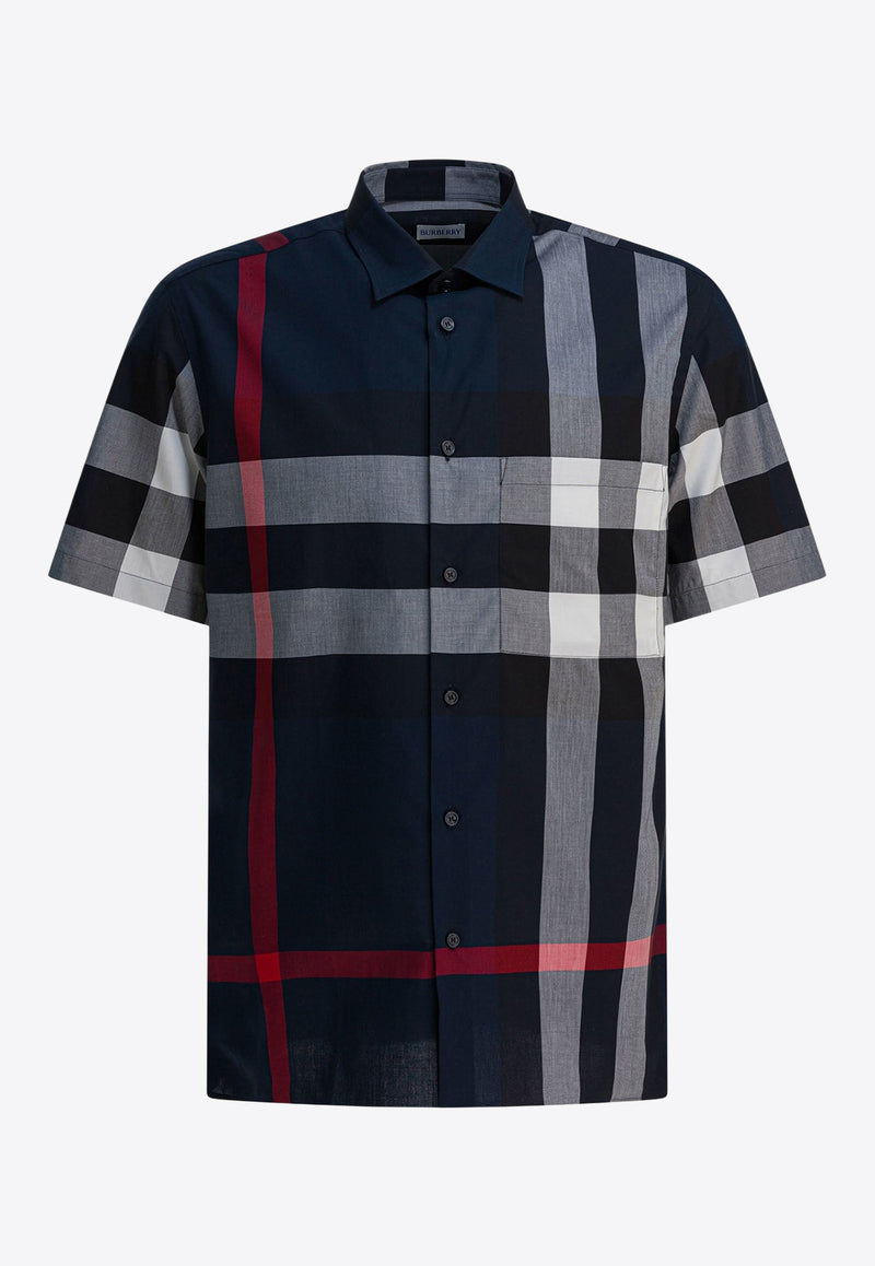 Burberry Checked Short-Sleeved Shirt Multicolor 8079592_c9af4bfd-a4d0-40f7-99ad-75b7200df667