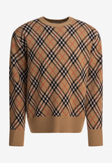 Burberry Vintage Check Crewneck Sweater Beige 8111379_82449
